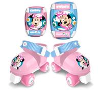 Roller Skates Sizes 23/27 + Elbow and Knee Protectors Minnie