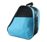 Roller Skating Bag for Ice Skates, Inline Skates & Roller Skates - 41x25x39cm Oxford Cloth Carry Bag with Triple Compartment, Adjustable Strap, 420g(Blue)