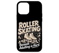 Roller Skating Because Adulting Is Hard Case for iPhone 12 mini