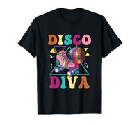 Roller Skating Disco Diva Skate Girl 70s Skater Groovy T-Shirt