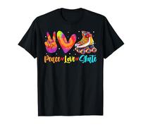 Roller Skating Peace Love Roller Skate T-Shirt