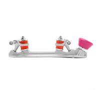 Roller Skating Plates Pair Made of Aluminum Alloy with Steel Kingpin and Adjustable Brake for Quad Skate Wheel Truck and Shoe Repair (for size 43-45 red)