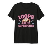 Roller Skating Skate Loops are My Superpower Roller Skates Premium T-Shirt