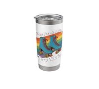 Roller Skating They See Me Rolling They Hatin Roller Skater Stainless Steel Insulated Tumbler