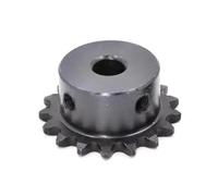 Roller Sprocket, Chain Drive Sprocket #25 04C 1/4 Inch Pitch 9-40 Tooth 5-20mm Bore #45 Steel(20 Teeth,15mm)