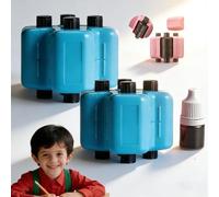 Roller Stamp, 4 in 1 Math Roller Stamp Set with Cute Appearance and Color for Improving Mathematical Skills and Concentration(2pcs-A)