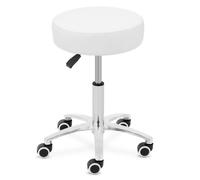 Roller Stool 48 61 cm 120 kg White - Rolling Stools by Physa White