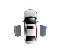 Roller Sunshade Magnetic Car Window Curtains For Subaru XV For Crosstrek GP 2012-2017 Solar Sunshield Shadow Mesh Glass Shading Sun Protection(2PCS Rear)