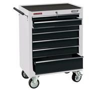 Draper 7 Drawer Tool Roller Cabinet White