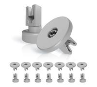 Roller Universal Basket Wheels Set 8X Upper Basket Wheels 8X Lower Basket Wheels Set Replacement for Electrolux 50286965004/5028696700 for Dishwasher by Zanussi AEG Juno Privileg