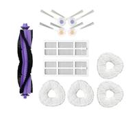 Roller V-Shaped Side Brushes Mop Cloths Rag Hepa Filter Spare Part Replacement Compatible For Narwal Freo Versatile Self Mop Clean Robot J3