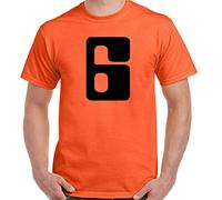 Rollerball Cult 70'S Sci-Fi Movie Houston 6 James Caan T Shirt Graphic Top Tee Camiseta Short-Sleeve Men T-Shirt Orange XL