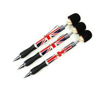 Rollerball Pens - Set of 3 Soldier Head Union Jack Ball Pens, London Souvenir Collectable