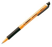 Rollerball with Innovative Gel Formula - STABILO pointVisco - Pack of 3 - Black