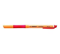 Rollerball with Innovative Gel Formula - STABILO pointVisco - Pack of 3 - Red