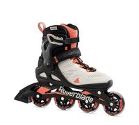 Rollerblade Macroblade 80 Women's Adult Fitness Inline Skate, Grey and Coral, Performance Inline Skates,260,7100700