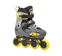 Rollerblade APEX Boys' Inline Skates, Leisure Inline Skates, Activated Carbon/Yellow, 33-36