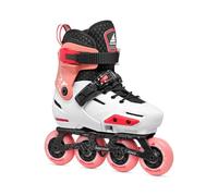 Rollerblade APEX Boys' Urban Inline Skates, Platinum/Coral, 29-32