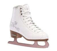 Rollerblade Bladerunner Ice Diva Women's Adult Figure Skates, White and Rose Gold, Ice Skates
