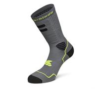Rollerblade High Performance Socks, Inline Skate Socks for Men, Sports Socks for Adults, Unisex, Grey/Green