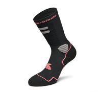 Rollerblade High Performance Socks, Inline Skate Socks for Women, Sports Socks for Adults, Unisex, Black/Coral
