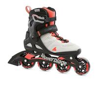 Rollerblade Macroblade 80 Women's Adult Fitness Inline Skate, Grey and Coral, Performance Inline Skates