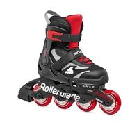Rollerblade Microblade Inline Skates for Boys, Children's Urban Skates, Black/Red, 36.5-40.5