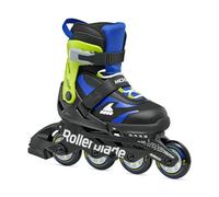 Rollerblade Microblade Inline Skates for Boys, Leisure Inline Skates, Children, Black/Blue, 36.5-40.5