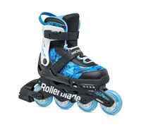 Rollerblade Microblade SL Boys' Inline Skates, Fitness Inline Skates, Black/Sky Water, 33-36.5