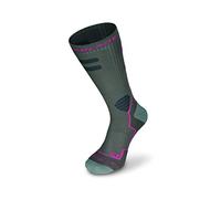 Rollerblade Women's High Performance Women's Socks, Inline Skating, Multi Sport, Dark Grey and Pink Rollerblade Socks, Dark Grey/Pink, M UK