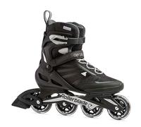 Rollerblade Zetrablade Men's Adult Fitness Inline Skate, Black and Silver, Performance Inline Skates