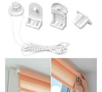 RollerBlind Spares Replacement RepairKit,25mm CurtainRoller,1M Beaded Chain | Curtain Roller Blind Accessories Roller Blind Fittings Replacement Repair Kit,Curtain Roller Blind Accessories