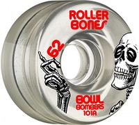 RollerBones Bowl Bombers 62mm 101A Clear Quad Wheels 8 Pk