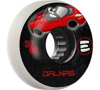 RollerBones Eulogy Pro Jeff Dalnas Signature Wheel Rocket Man Aggressive Inline Wheel 58mm 88A 4pk White