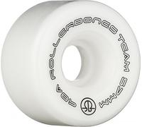 RollerBones Logo Wheels 98a (White, 62MM)