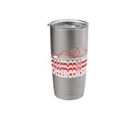 Rollercoaster Roller Coaster Amusement Park Thrilling Stainless Steel Insulated Tumbler