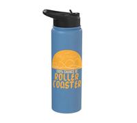 Rollercoaster Roller Coaster Stainless Steel Insulated Water Bottle
