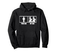 Rollercoaster Your Dad My Dad Daughter Funny Roller Coaster Pullover Hoodie