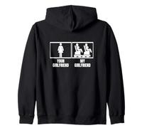 Rollercoaster Your Girlfriend My Girlfriend Roller Coaster Zip Hoodie