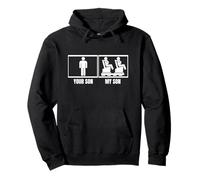 Rollercoaster Your Son My Son Dad Mom Funny Roller Coaster Pullover Hoodie