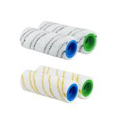 Rollers Brush Set ,Compatible for Karcher ,FC7 FC5 FC3D FC3 Cordless Hard Floor Cleanr, Roller Brush Set(Yellow-Gray-4pcs)