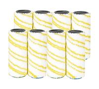Rollers For FC5 FC7 FC3 FC3D Electric Floor Cleaner Replacement Microfiber Rolling Brush Vacuum Part Floor Buffer Hard Surface- Tile And Grout Replacement Part Microfiber Rolling