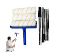 Rollers for,Interior Paint Kit And Decoration Projects - Comfortable Applicator With Extendable Handle For Room Renovation Art Projects Furniture Commercial Spaces Improvements D