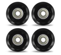 Rollers Kit Fit for Rowing Machine Seats Cushion Wheel,For Gym Wheels/Rollers 2000, 3000, Some 3000 XL and Few Very Early XL Gym Replacement Wheel(4pcs)
