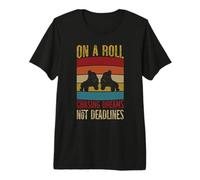 Rollerskater Party On A Roll Chasing Dreams Roller Skates Premium T-Shirt