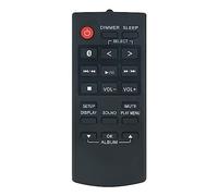 ROLLGAN Replaced Remote Control Applicable For Panasonic N2QAYB001215 HiFi Remote Control SA-AKX520E-K SC-TMAX10E-K SC-UA30 SA-AKX320E-K SA-AKX320E-W SA-AKX320GN-K SA-AKX320GS-K SC-UA30GSXK