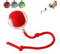 Rollie Pets, Rollie Pet Toy, Interactive Cat Toy for Indoor Cats, Portable Rechargeable Smart Cat Dog Toys Ball (Red)