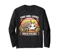 Rollie Pollie Club Cute Bug Lover Tiny Entomologist Isopod Long Sleeve T-Shirt
