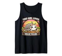 Rollie Pollie Club Cute Bug Lover Tiny Entomologist Isopod Tank Top