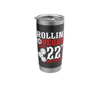Rollin' in Las Vegas 22nd Birthday Stainless Steel Insulated Tumbler